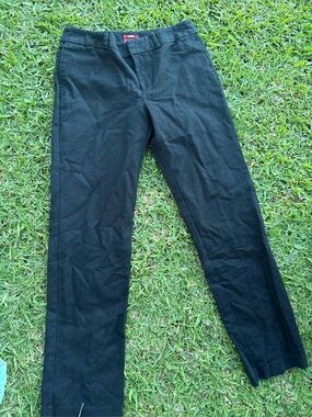 Merona Black Straight-Leg Women's Dress Pants